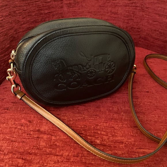 Coach Black Leather Crossbody Bag - Picture 9 of 9